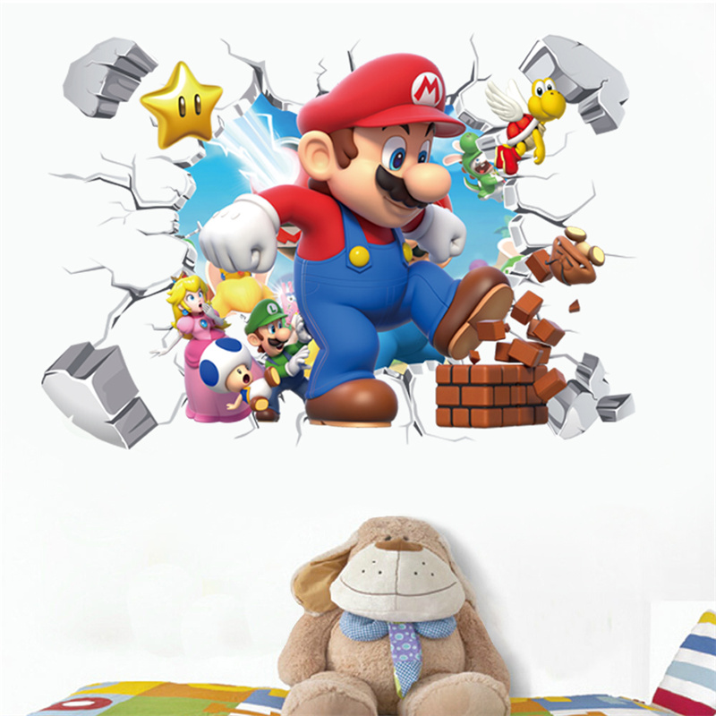 Baby Nursery Stickers - Stiker Dinding Karakter Anime Kartun 3D