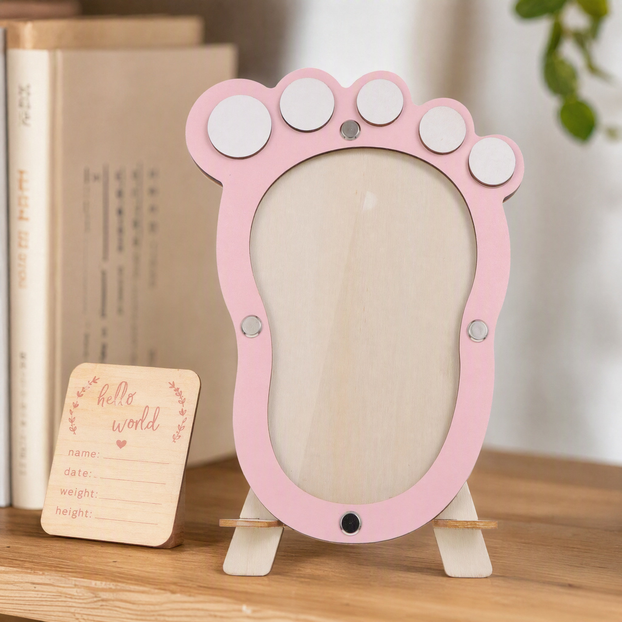 Baby Nursery Keepsake - 1 buah bingkai foto jejak kaki