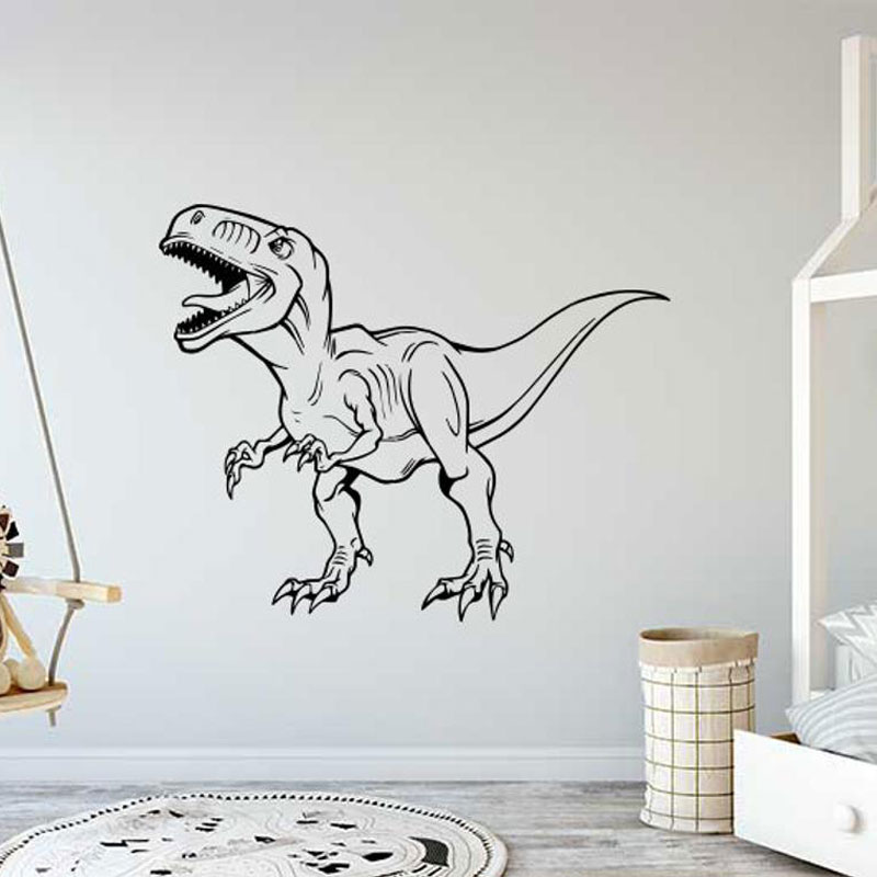 Baby Nursery Wallpaper - Dinosaurus Dino T Rex Hewan Kamar