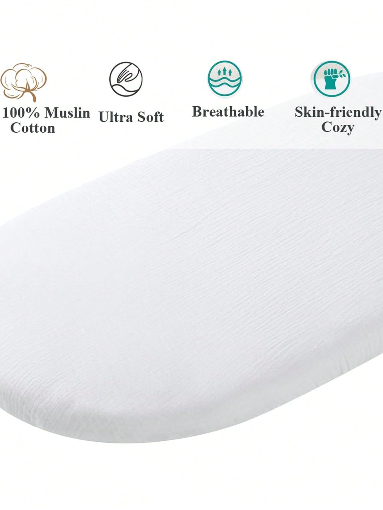 2 Paket Alas Ganti Popok Musli - Bassinet Bedside Sleeper ulasan dan harga