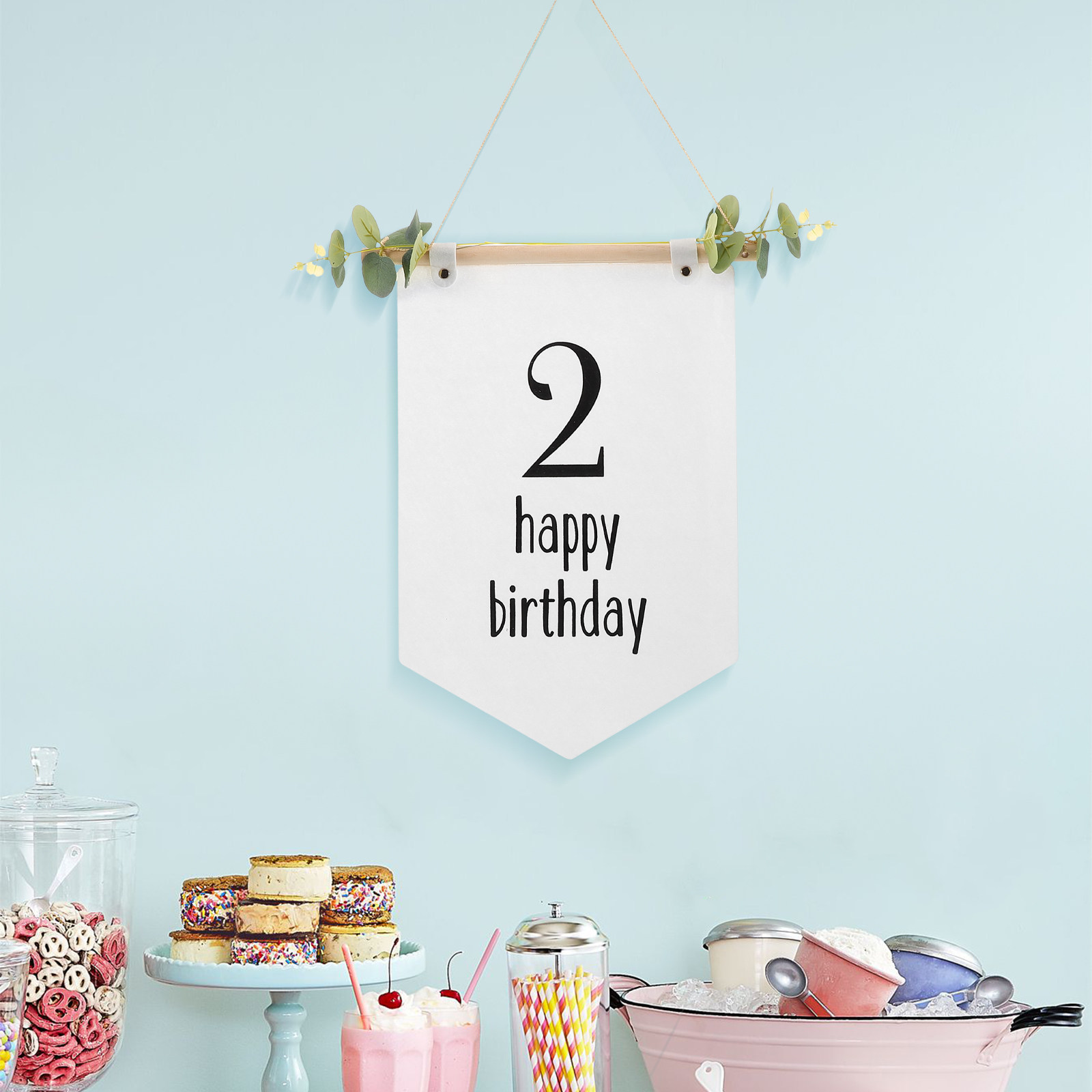Spanduk Ulang Tahun dari Kain  - Baby Nursery Themes Girl ulasan dan harga