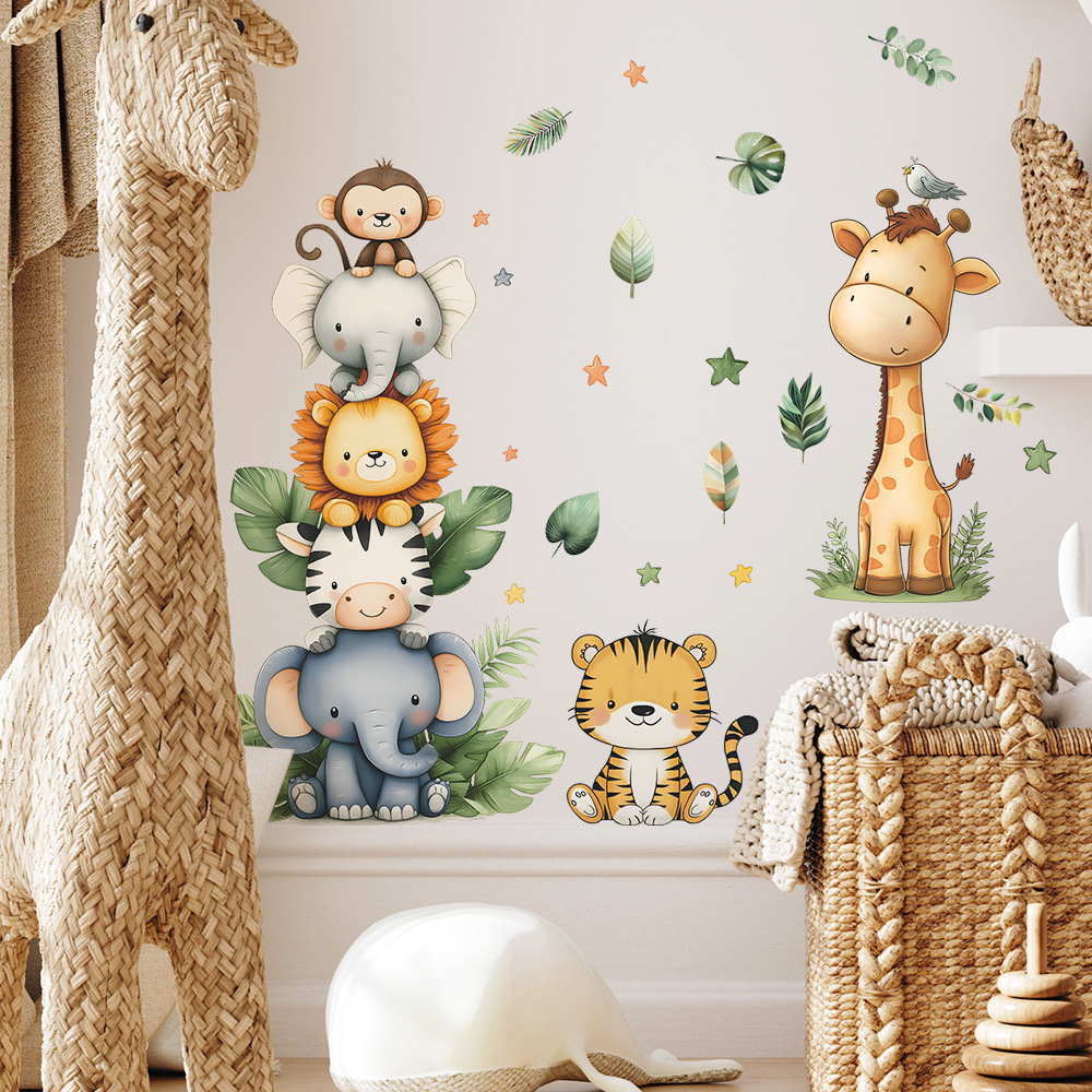 Stiker Dinding Hewan Hutan Boh - Baby Nursery Elephant ulasan dan harga