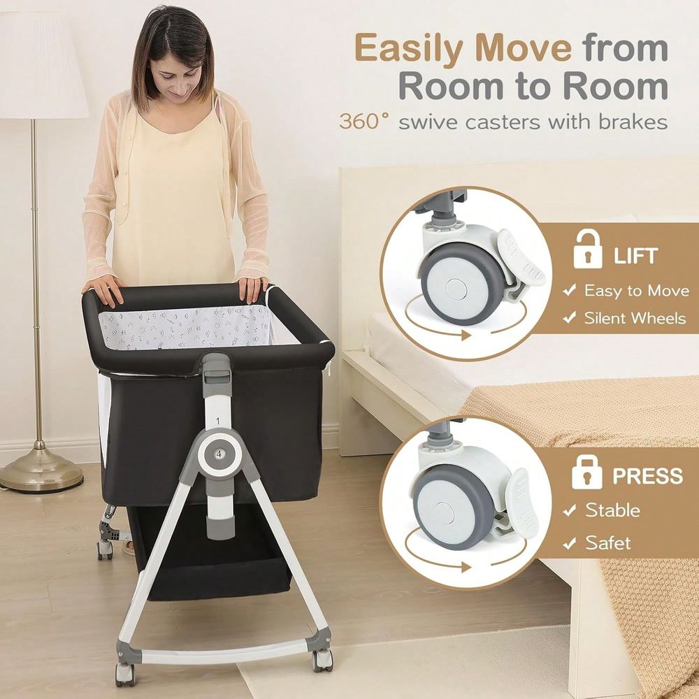 Kasur Bayi, Kasur Bayi Samping - Bassinet Bedside Sleeper ulasan dan harga