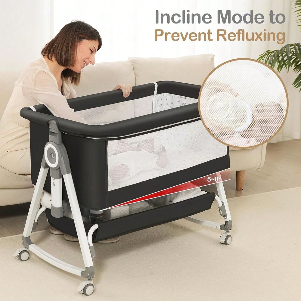 Kasur Bayi, Kasur Bayi Samping - Bassinet Bedside Sleeper ulasan dan harga