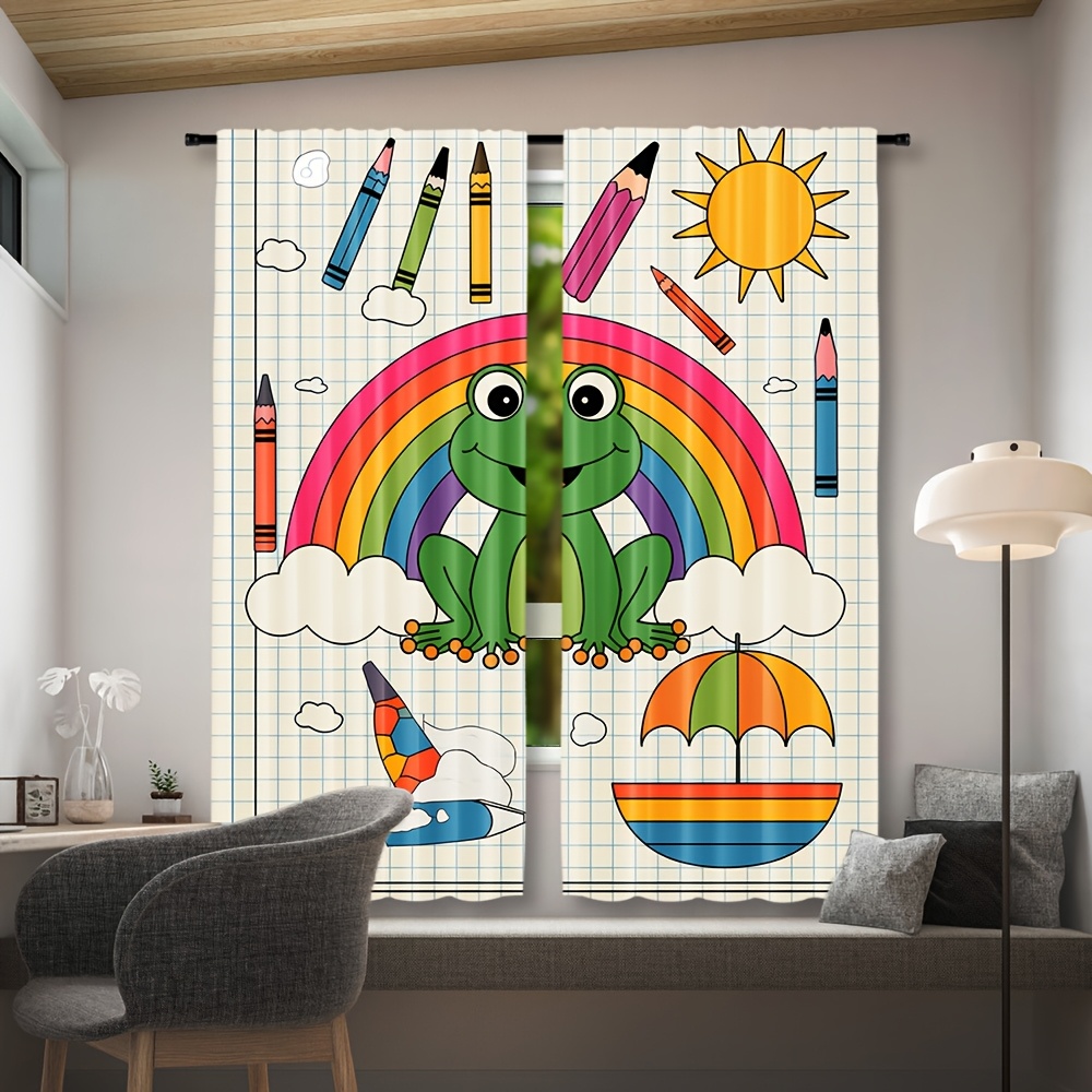 Tirai Katak Pelangi Lucu Dekor - Baby Nursery Themes Girl ulasan dan harga