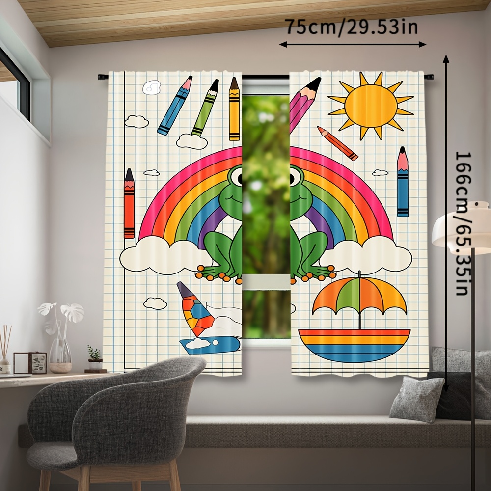 Tirai Katak Pelangi Lucu Dekor - Baby Nursery Themes Girl ulasan dan harga