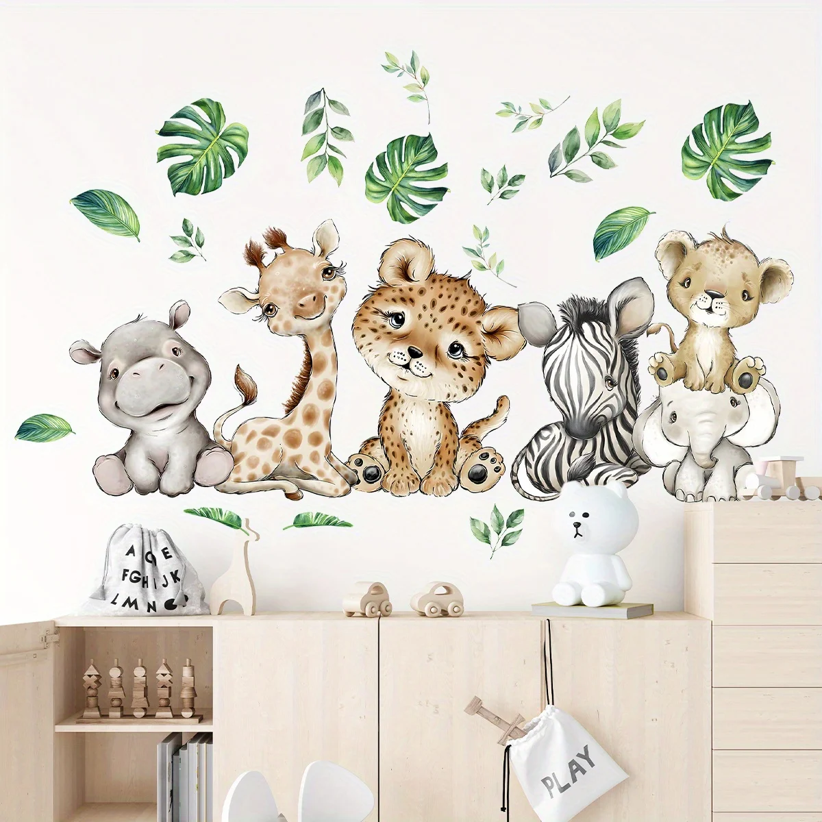 1 buah stiker dinding kartun l - Baby Nursery Stickers ulasan dan harga