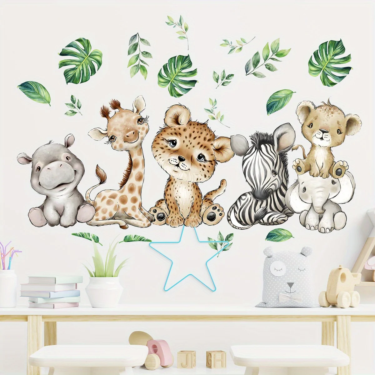 1 buah stiker dinding kartun l - Baby Nursery Stickers ulasan dan harga