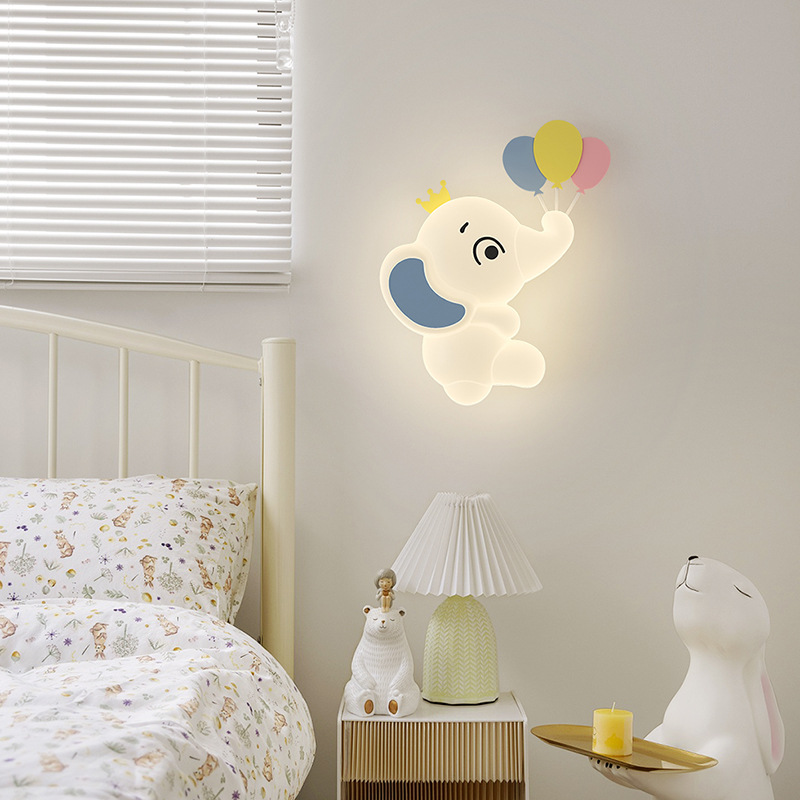 Lampu Dinding Kamar Anak-anak  - Baby Nursery Elephant ulasan dan harga
