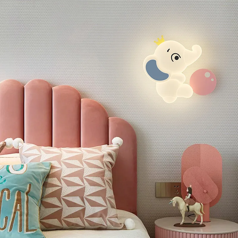 Lampu Dinding Kamar Anak-anak  - Baby Nursery Elephant ulasan dan harga
