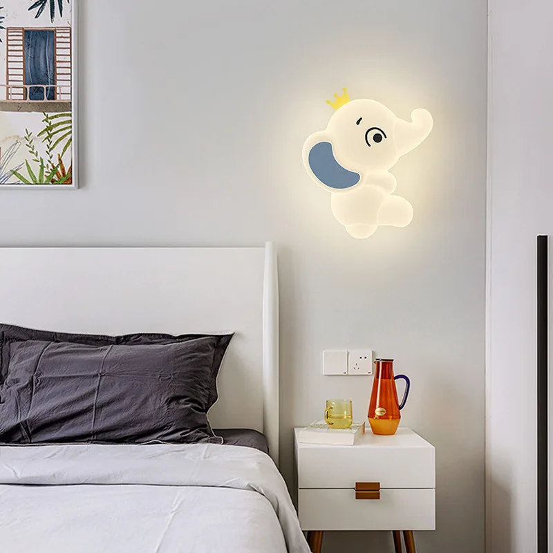 Lampu Dinding Kamar Anak-anak  - Baby Nursery Elephant ulasan dan harga