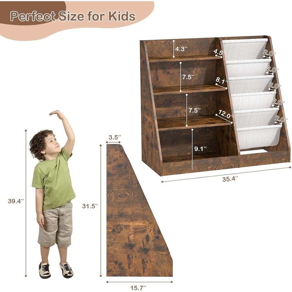 Rak Buku Anak HedoAjim untuk K - Baby Nursery Bookcase ulasan dan harga