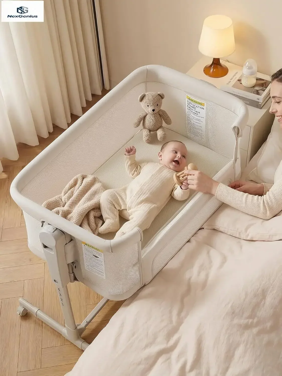 Tempat Tidur Bayi 3 in 1, Temp - Bassinet Bedside Sleeper ulasan dan harga