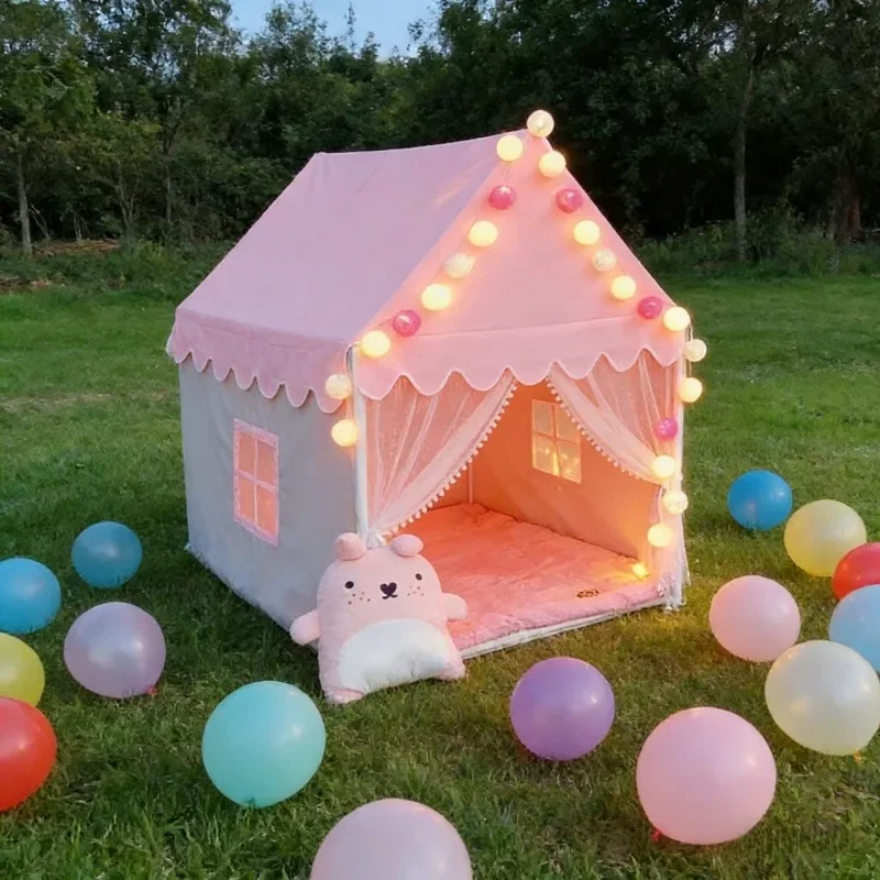 Tenda Kastil Putri Pink Besar  - Baby Nursery Letters ulasan dan harga