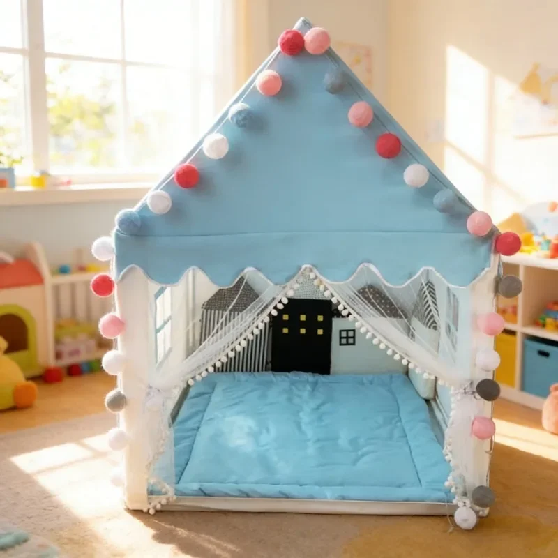 Tenda Kastil Putri Pink Besar  - Baby Nursery Letters ulasan dan harga