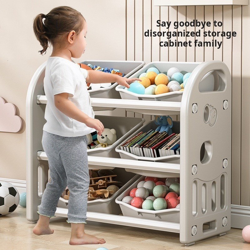 Kotak penyimpanan mainan bayi  - Baby Nursery Bookcase ulasan dan harga
