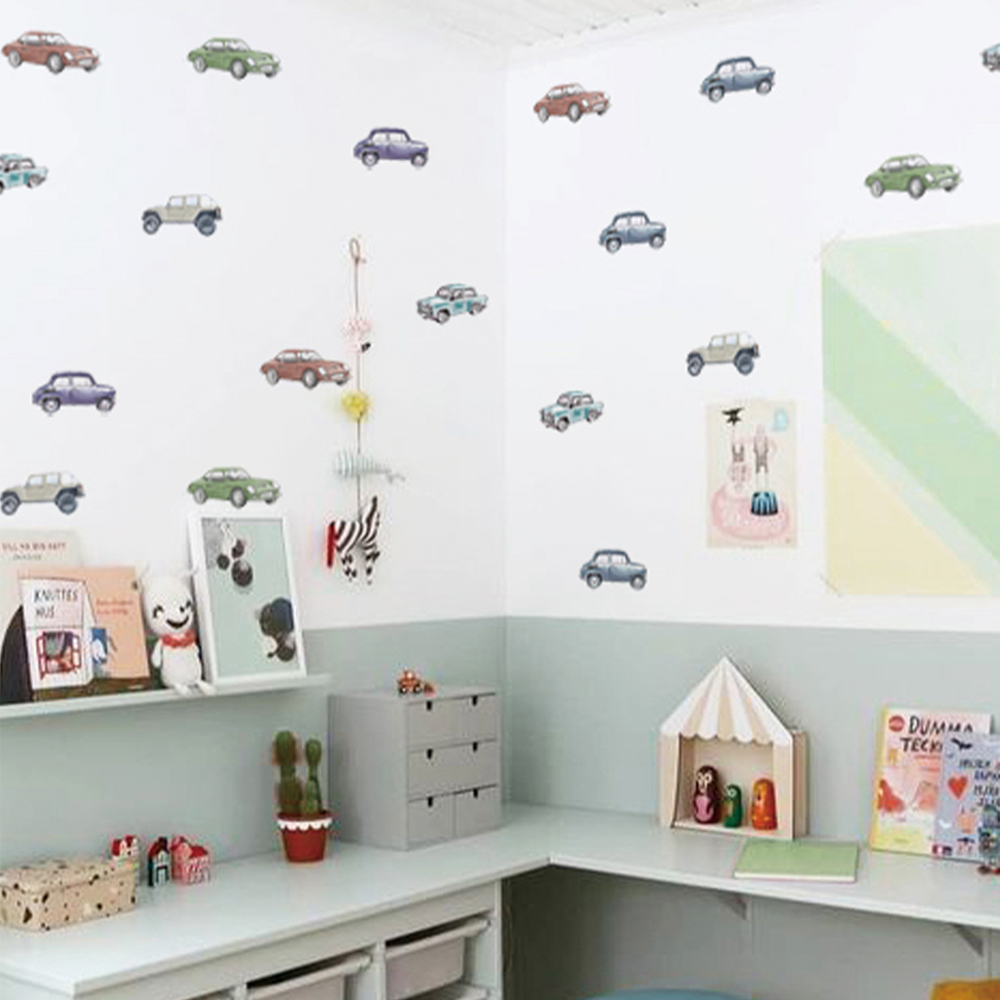 Stiker dinding truk pengangkut - Baby Nursery Wallpaper ulasan dan harga