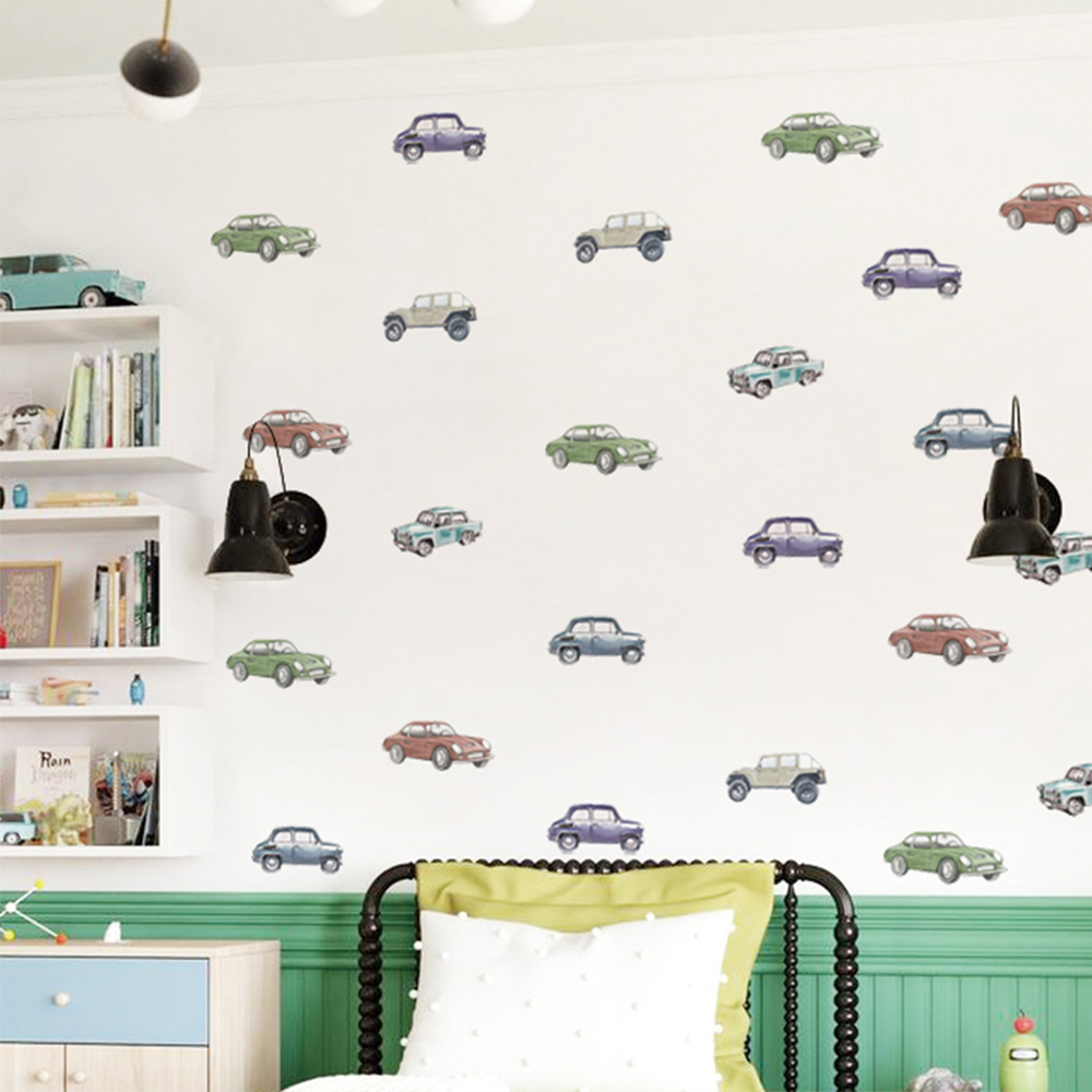 Stiker dinding truk pengangkut - Baby Nursery Wallpaper ulasan dan harga