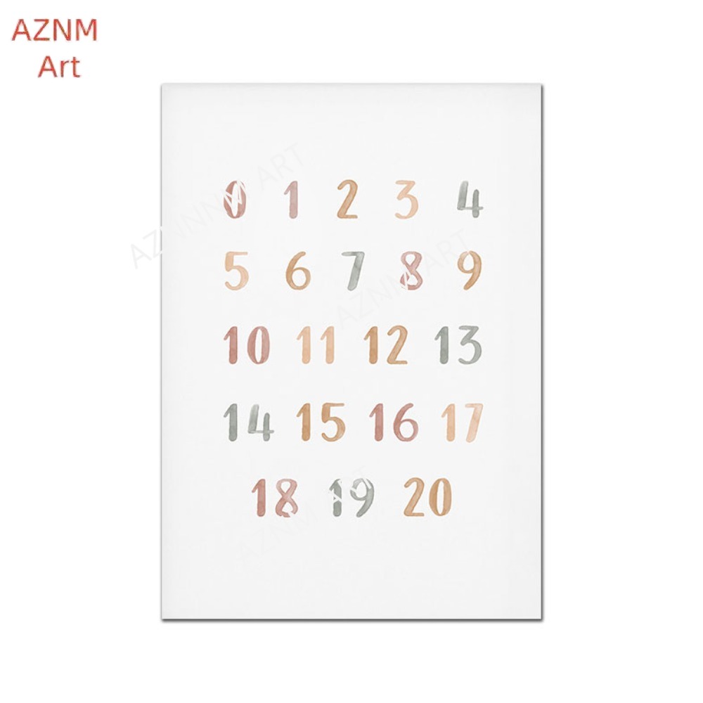 1/3 Buah, Poster Kustom ABC 12 - Baby Nursery Name Wall Art ulasan dan harga