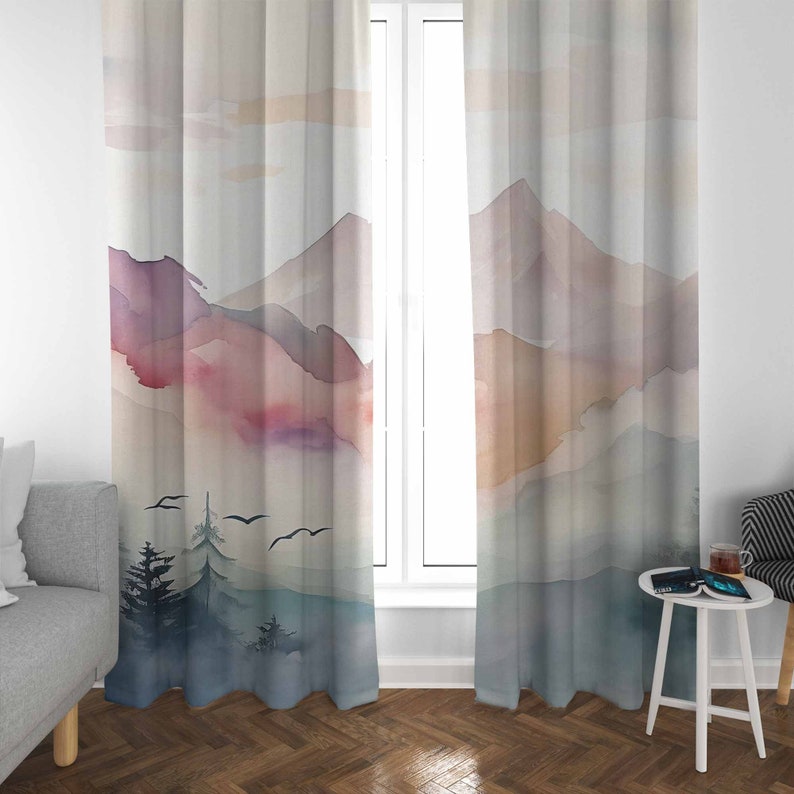 Tirai Kamar Tidur Anak Motif H - Baby Nursery Blackout Curtains ulasan dan harga