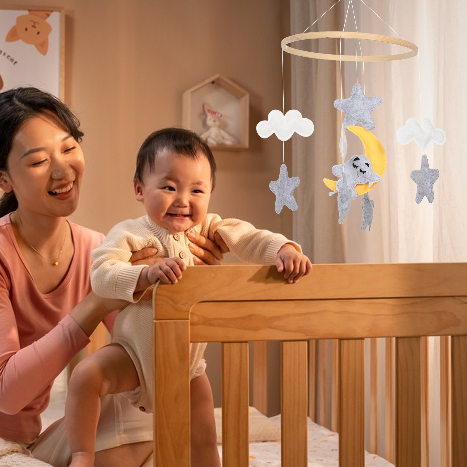 Mobile Tempat Tidur Bayi Berba - Baby Nursery Elephant ulasan dan harga