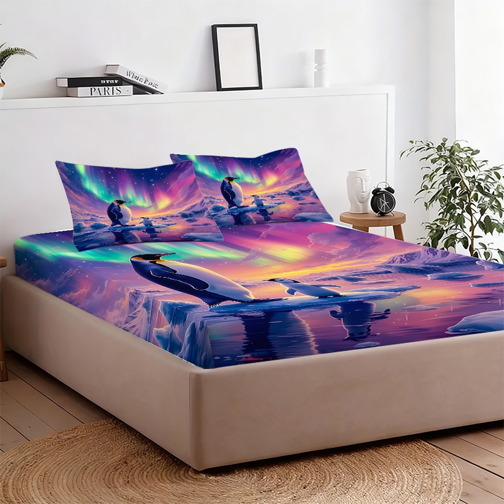 Set Sprei Aurora Penguin Tiga  - Baby Nursery Bedding ulasan dan harga