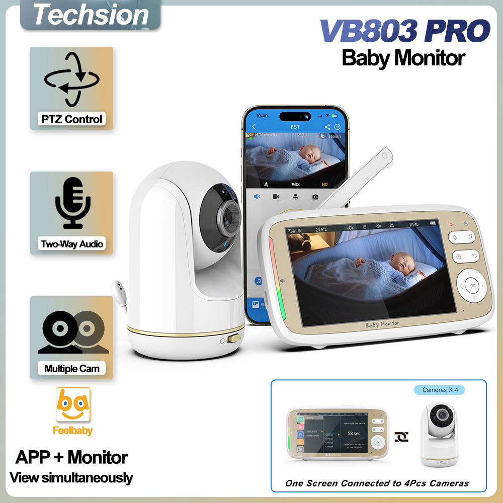 VB803 PRO HD 720P Monitor Bayi - Baby Monitor Split Screen ulasan dan harga