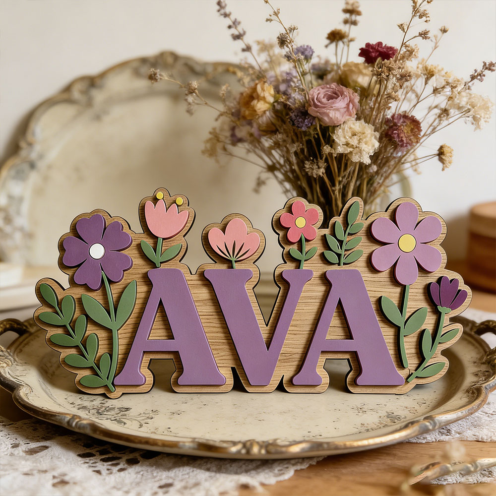 Papan Nama Pintu 3D Bentuk Kar - Baby Nursery Themes Girl ulasan dan harga
