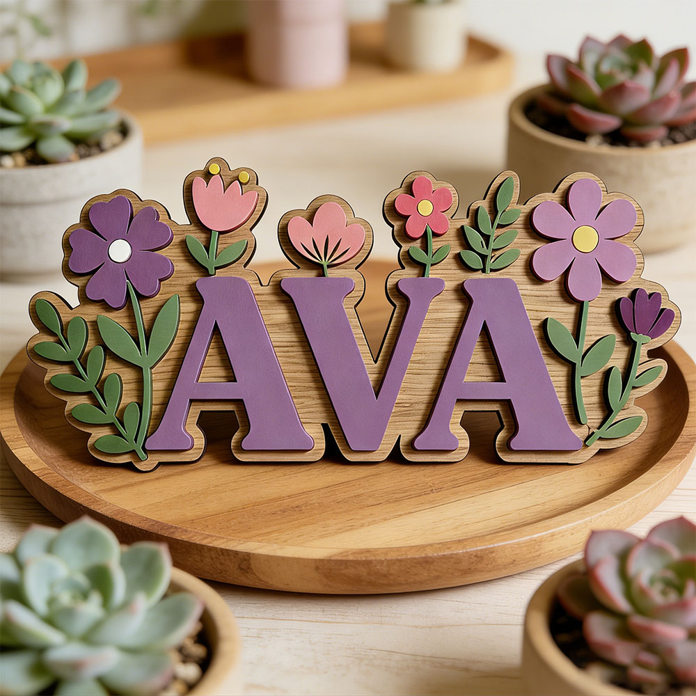 Papan Nama Pintu 3D Bentuk Kar - Baby Nursery Themes Girl ulasan dan harga