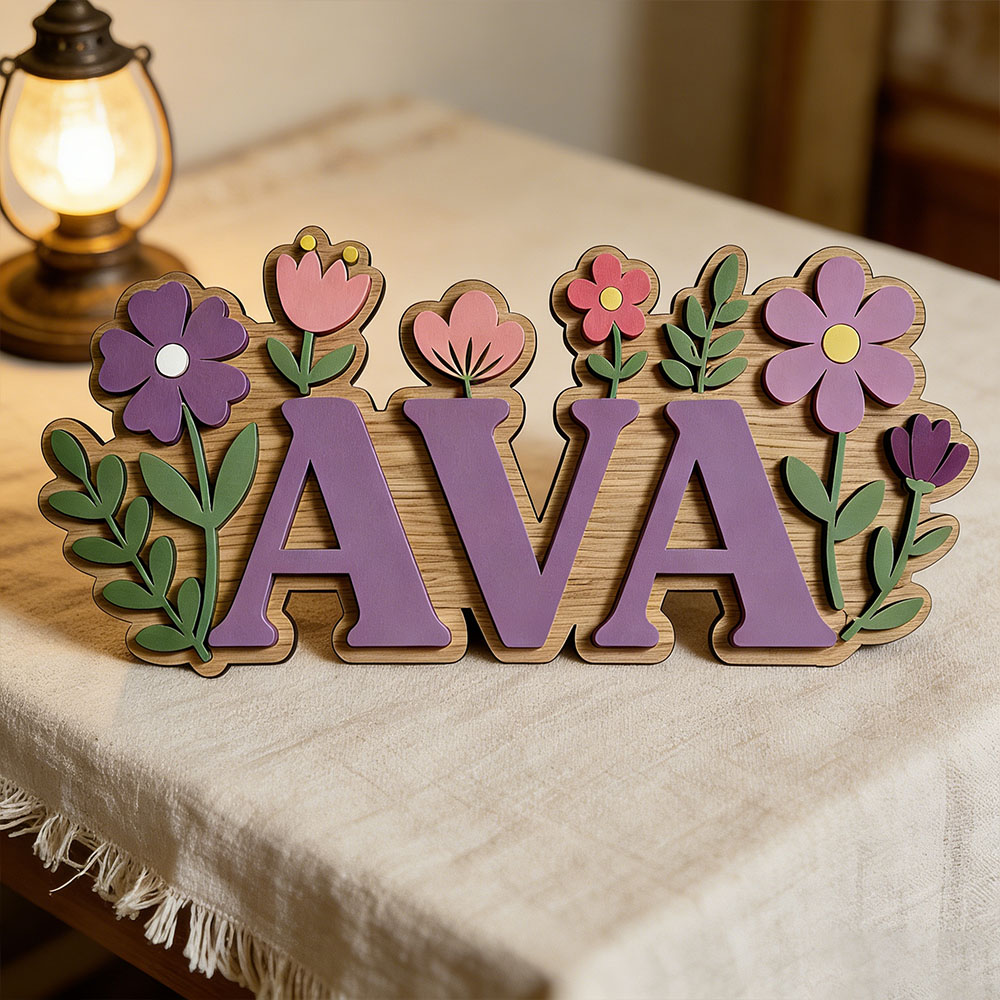 Papan Nama Pintu 3D Bentuk Kar - Baby Nursery Themes Girl ulasan dan harga