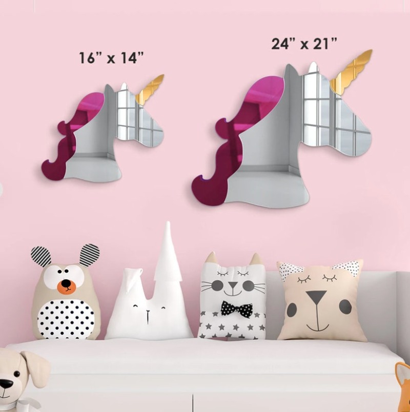 Cermin Dinding Akrilik 3D Unic - Baby Nursery Themes Girl ulasan dan harga