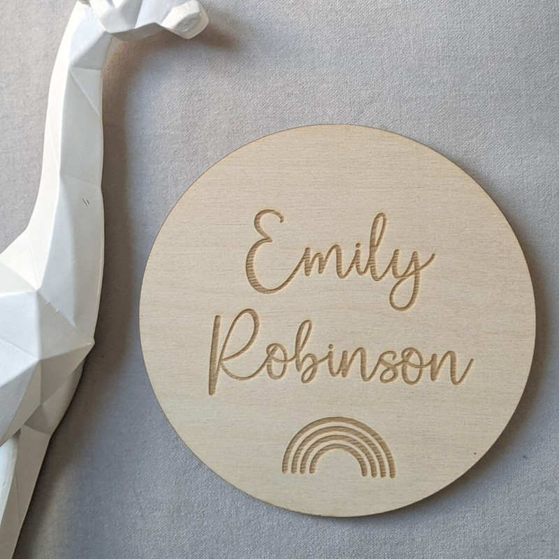 Kayu Terukir Tanda Nama Kamar  - Baby Nursery Name Wall Art ulasan dan harga