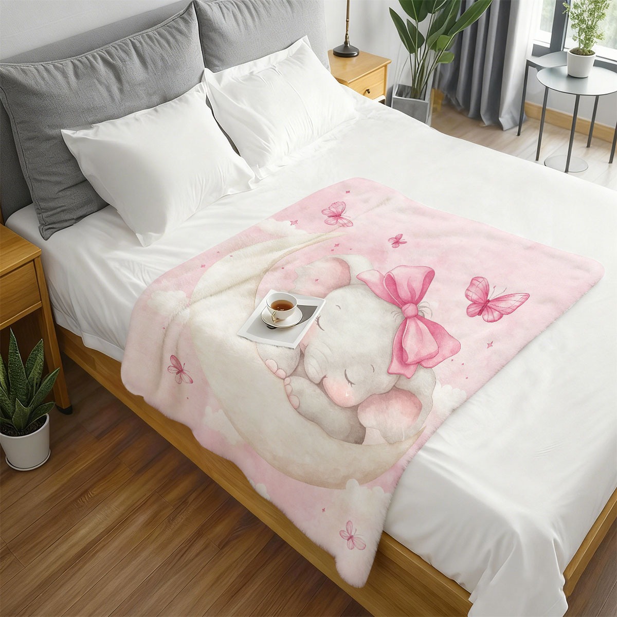 Selimut Bayi Berbentuk Gajah B - Baby Nursery Keepsake ulasan dan harga