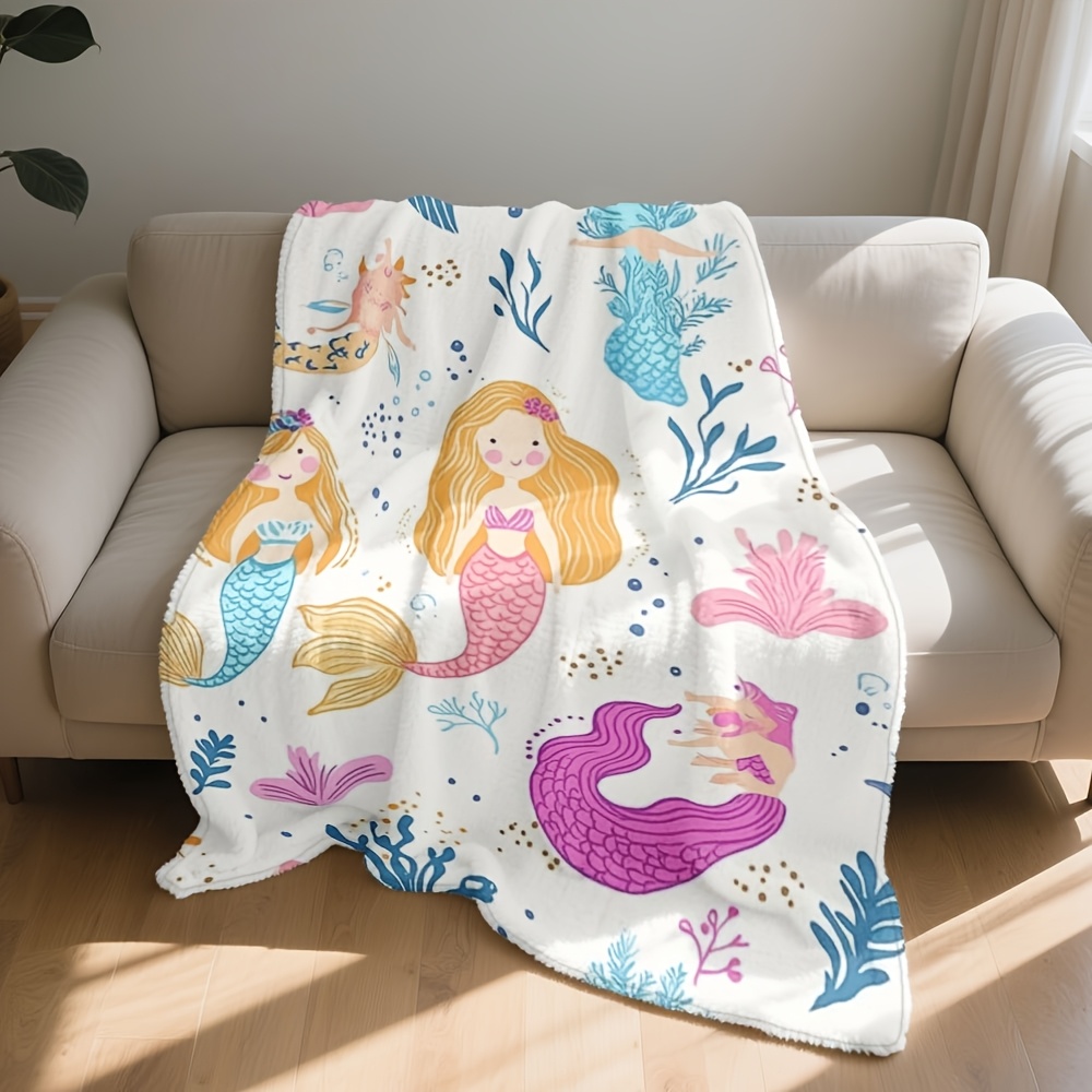 Selimut Bulu Domba Bertema Lau - Baby Nursery Themes Girl ulasan dan harga