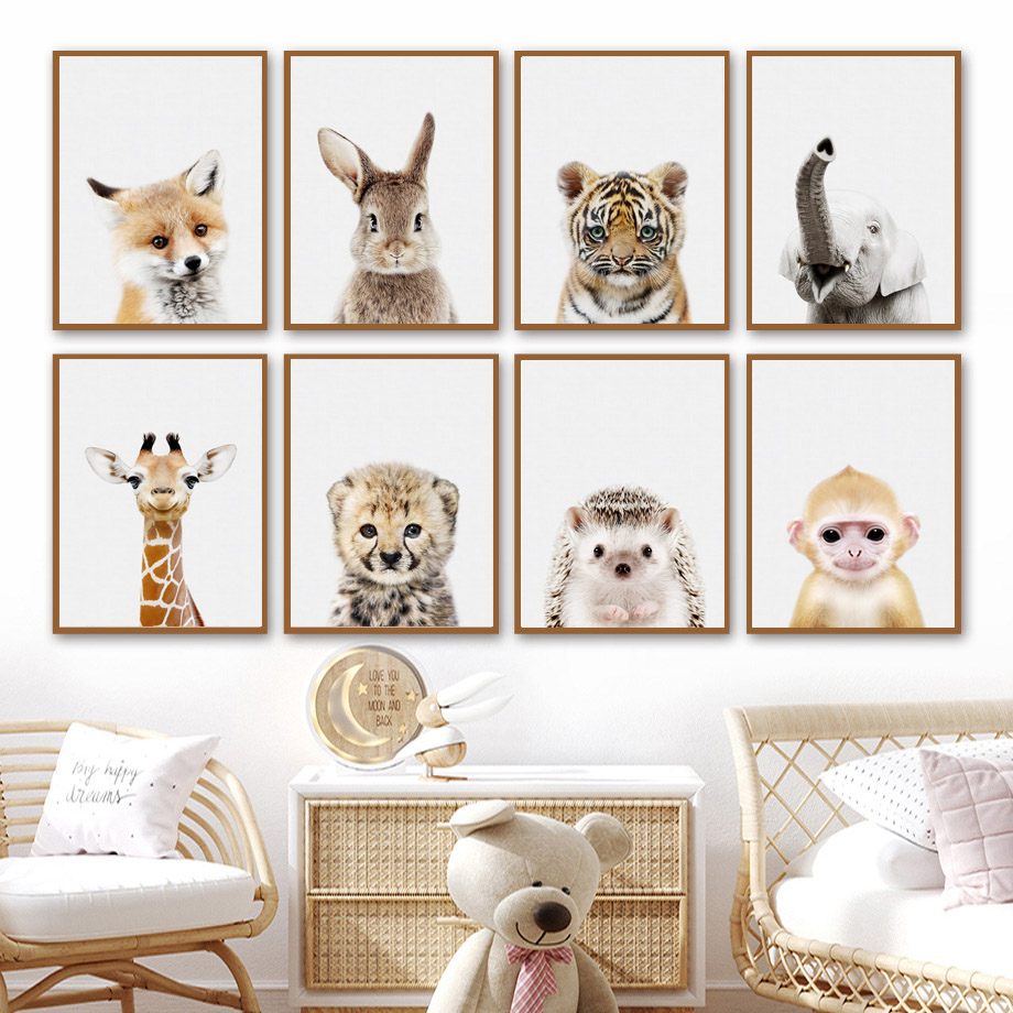 Bayi Hewan poster kamar anak s - Baby Nursery Elephant ulasan dan harga
