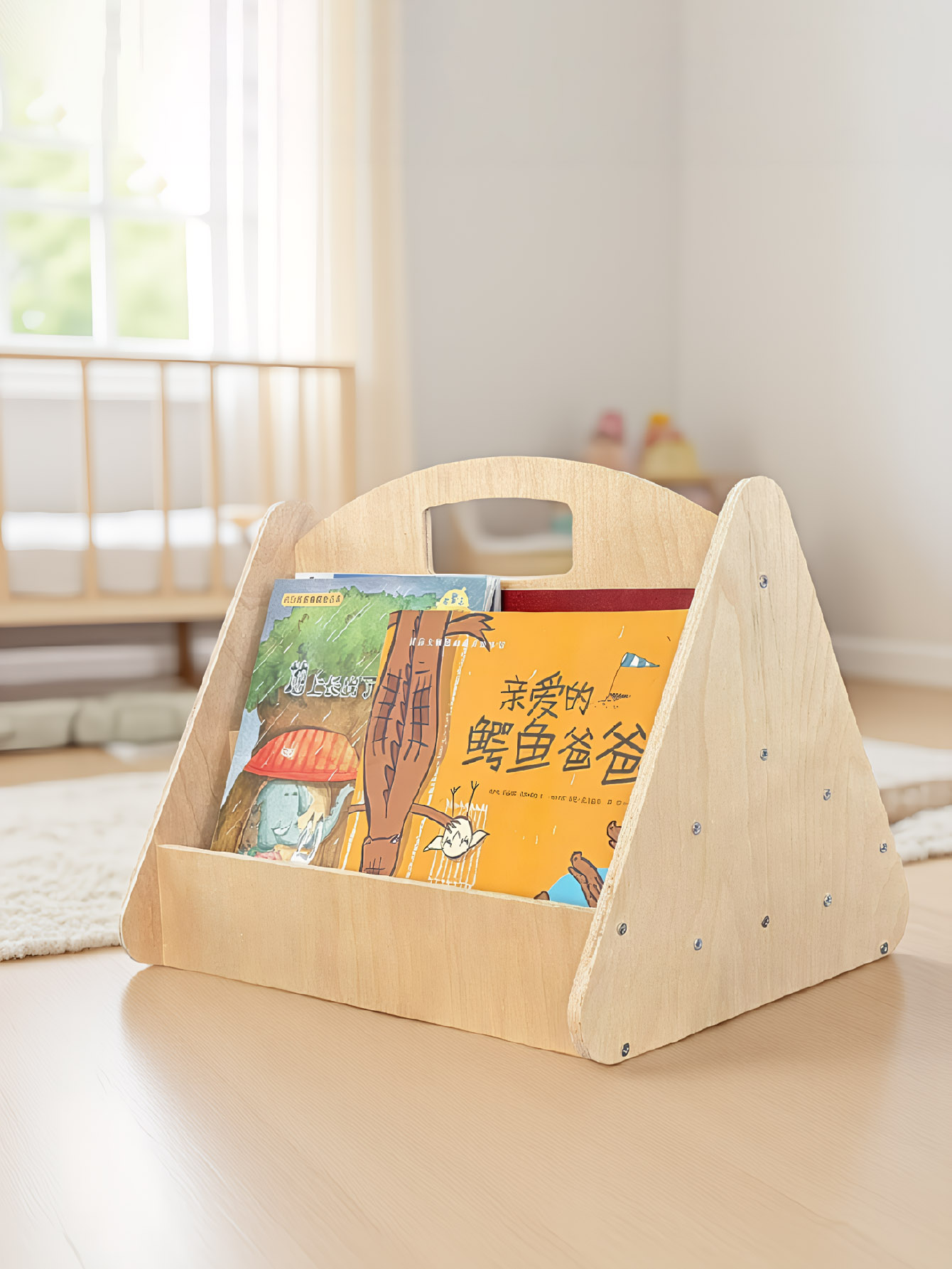 Rak Buku Balita Dua Sisi denga - Baby Nursery Bookcase ulasan dan harga