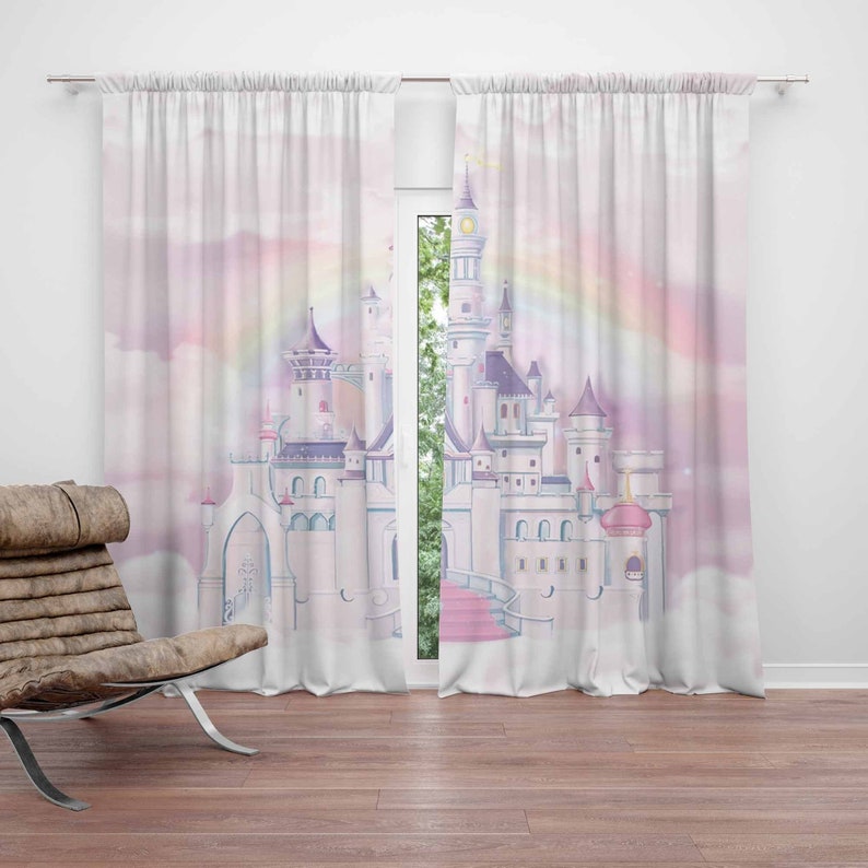 Tirai Kamar Bayi Kastil Putri  - Baby Nursery Blackout Curtains ulasan dan harga