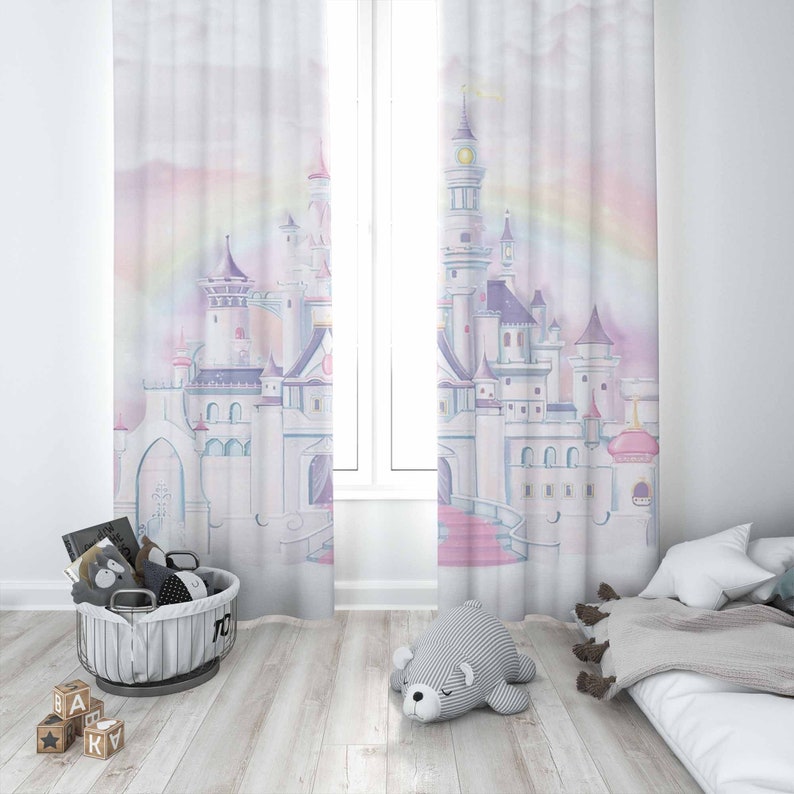 Tirai Kamar Bayi Kastil Putri  - Baby Nursery Blackout Curtains ulasan dan harga