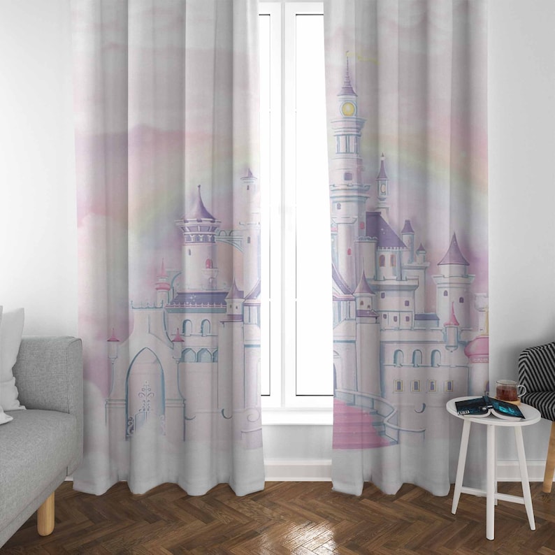 Tirai Kamar Bayi Kastil Putri  - Baby Nursery Blackout Curtains ulasan dan harga