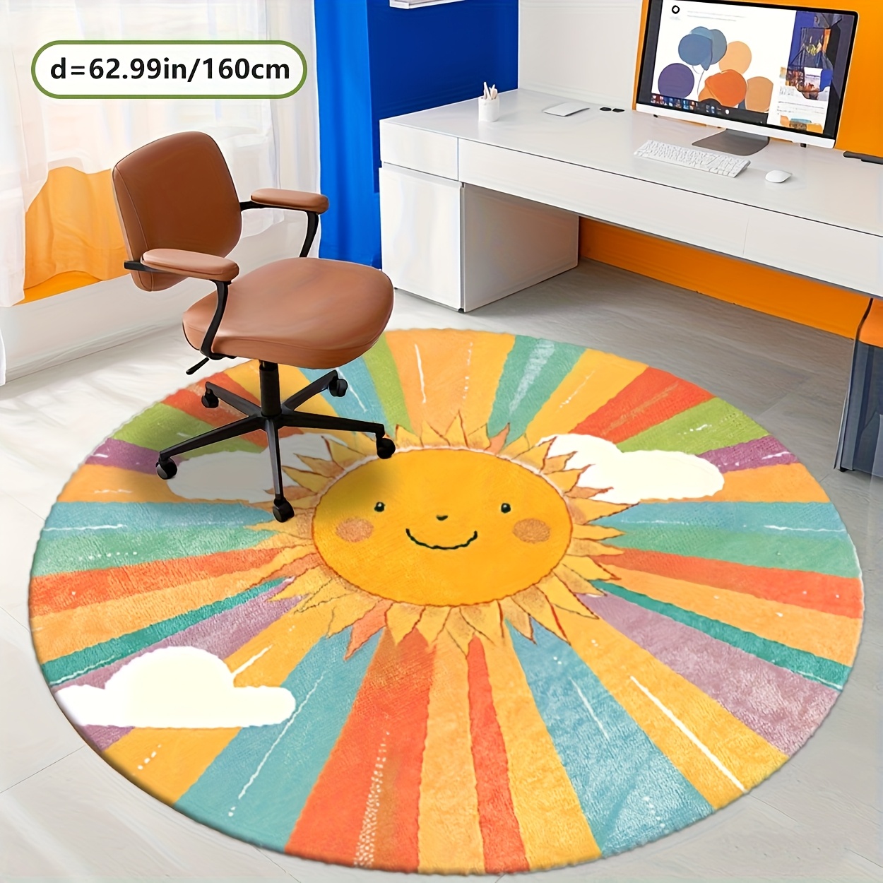 Karpet Bulu Bundar Motif Matah - Baby Nursery Themes Girl ulasan dan harga
