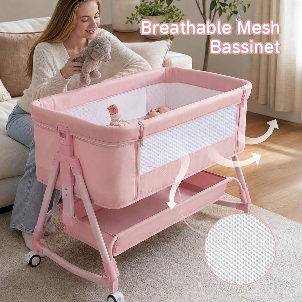 Kasur Bayi, Kasur Bayi 3-in-1  - Bassinet Bedside Sleeper ulasan dan harga