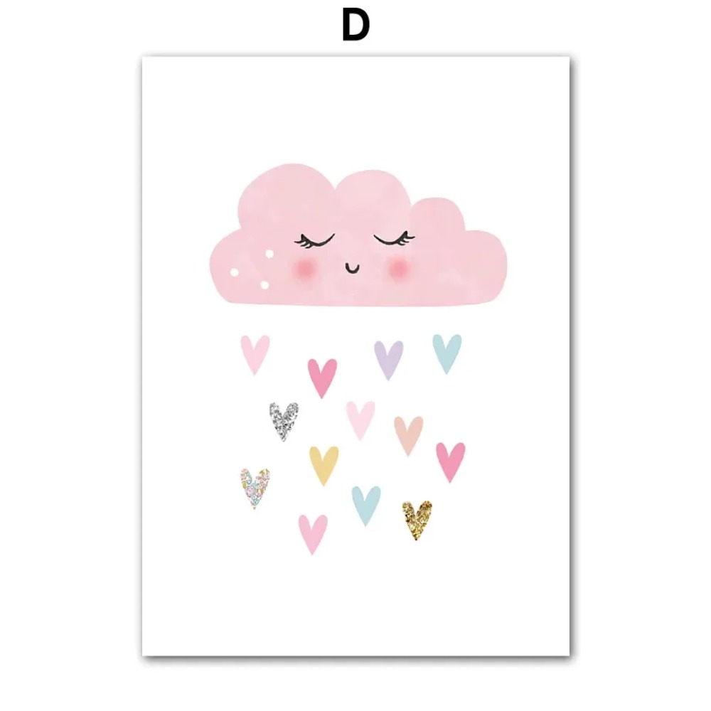 Poster Lukisan Kanvas Seni Din - Baby Nursery Name Wall Art ulasan dan harga