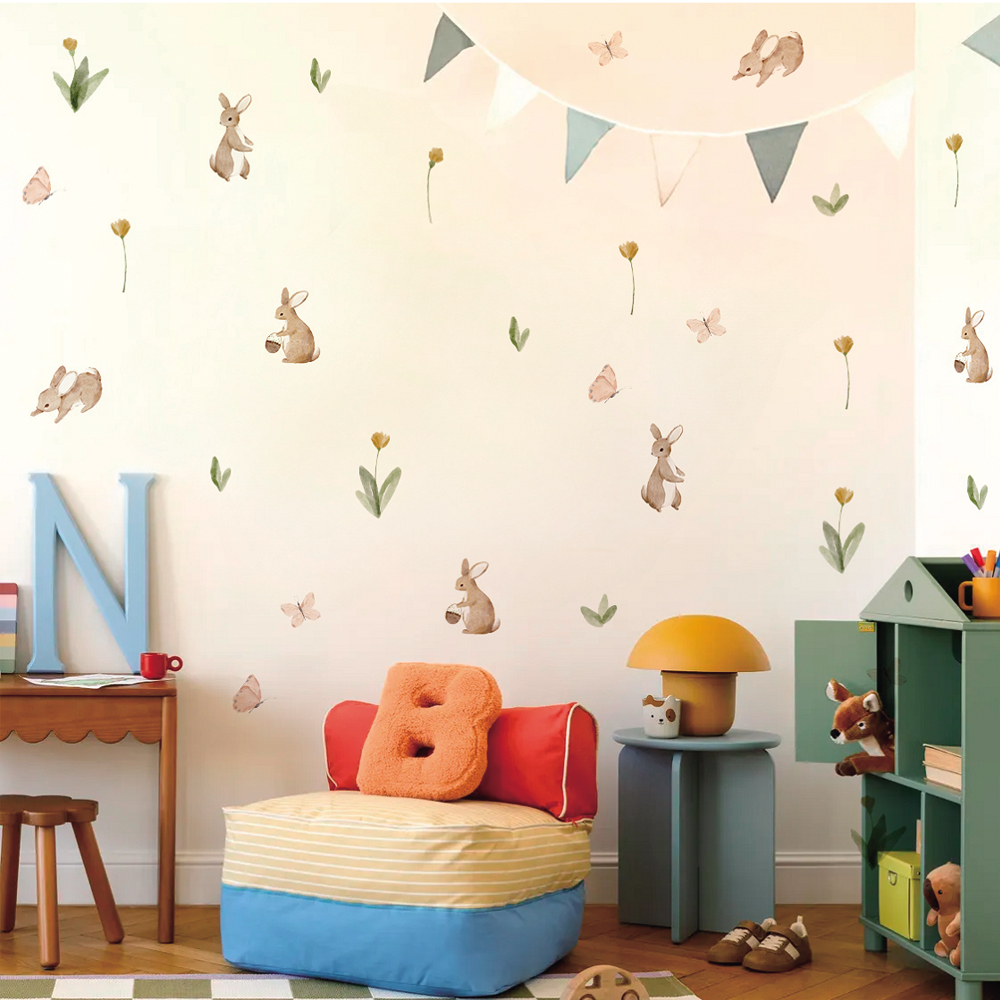 Stiker Dinding Kamar Anak Keli - Baby Nursery Stickers ulasan dan harga