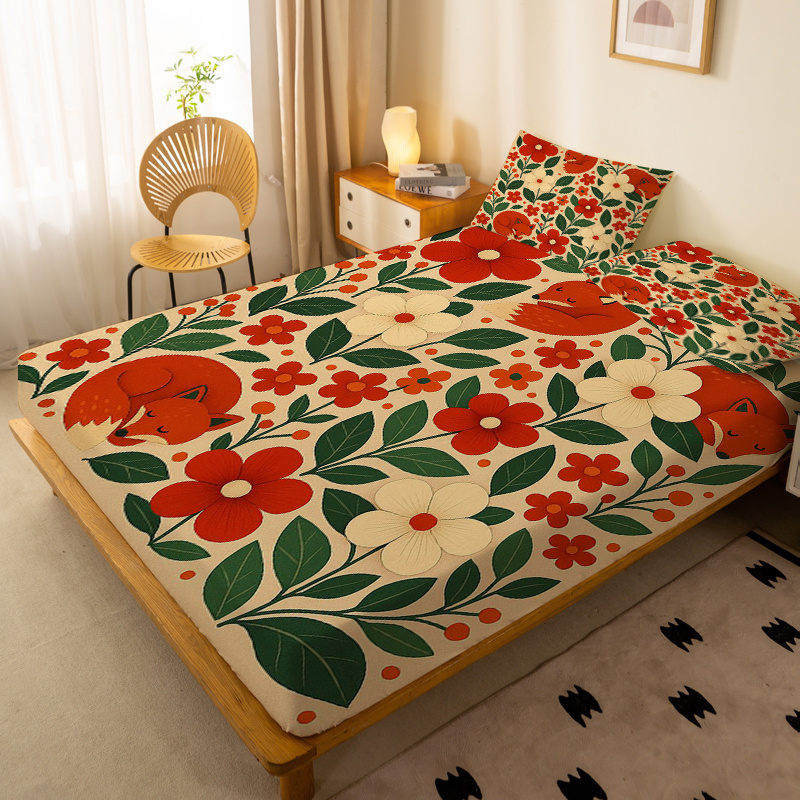 Pelindung Kasur Motif Bunga Du - Baby Nursery Bedding ulasan dan harga