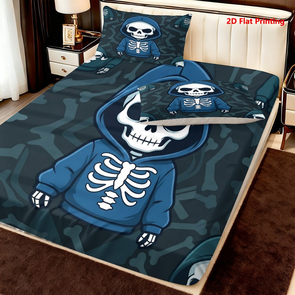 Set Sprei Hoodie Tengkorak, Se - Baby Nursery Bedding ulasan dan harga