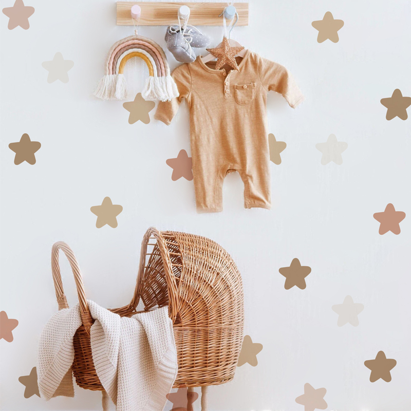 Boho Stiker Dinding Pelangi St - Baby Nursery Wallpaper ulasan dan harga