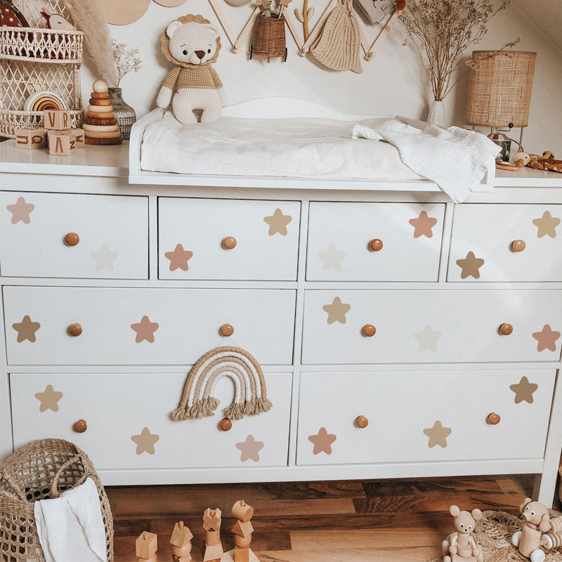 Boho Stiker Dinding Pelangi St - Baby Nursery Wallpaper ulasan dan harga