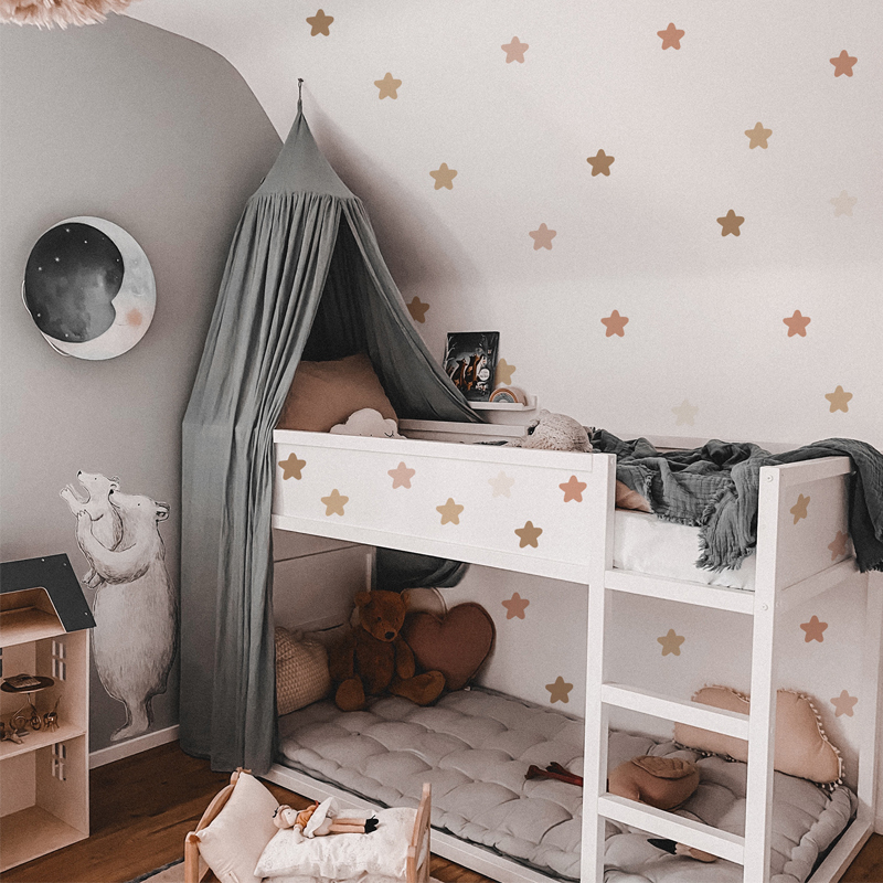 Boho Stiker Dinding Pelangi St - Baby Nursery Wallpaper ulasan dan harga