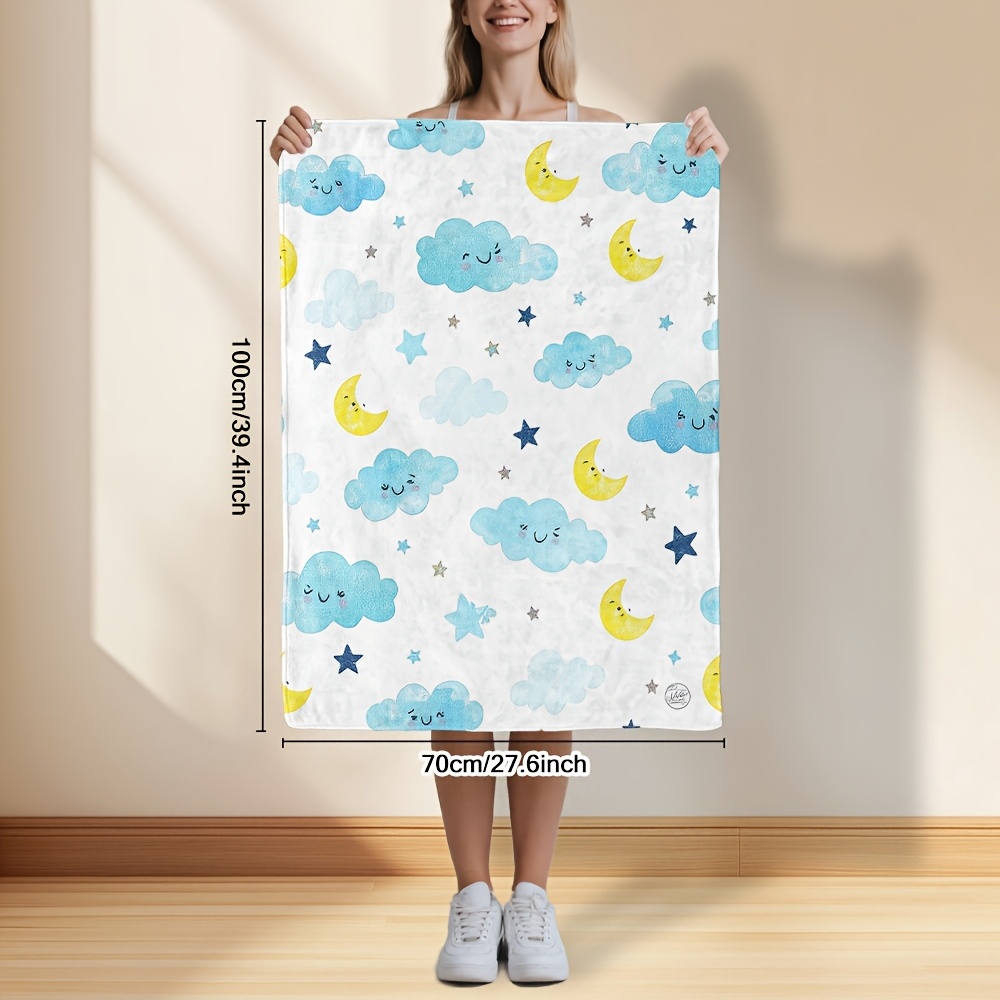 Selimut Lucu Motif Awan Bulan  - Baby Nursery Bedding ulasan dan harga