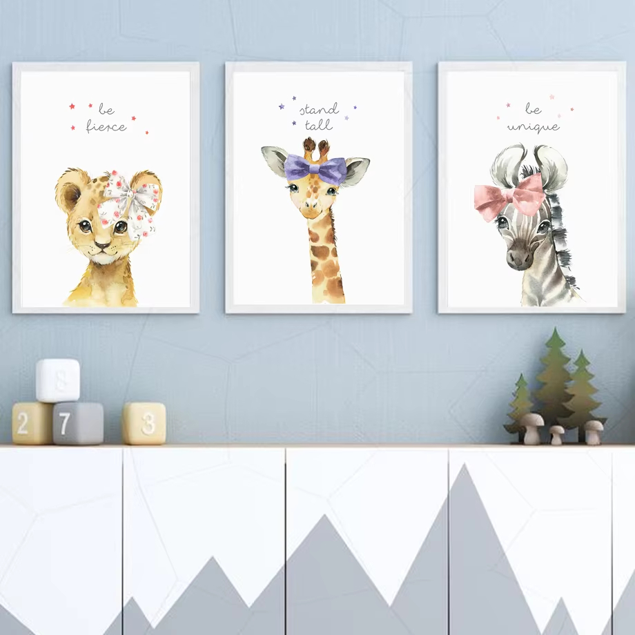 Singa Zebra Jerapah Gajah Kuda - Baby Nursery Elephant ulasan dan harga